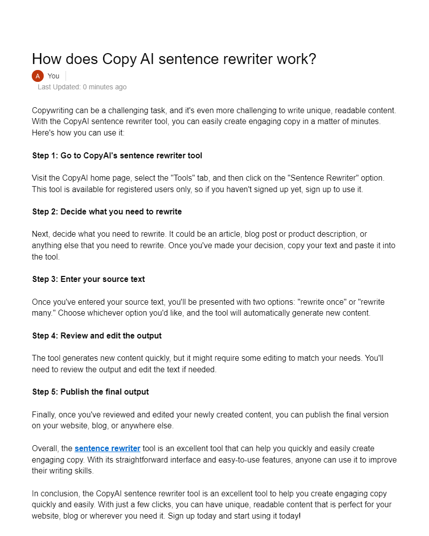 How Does Copy AI Sentence Rewriter Work AI Powered Online Docs how-does-copy-ai-sentence-rewriter-work-ai-powered-online-docs