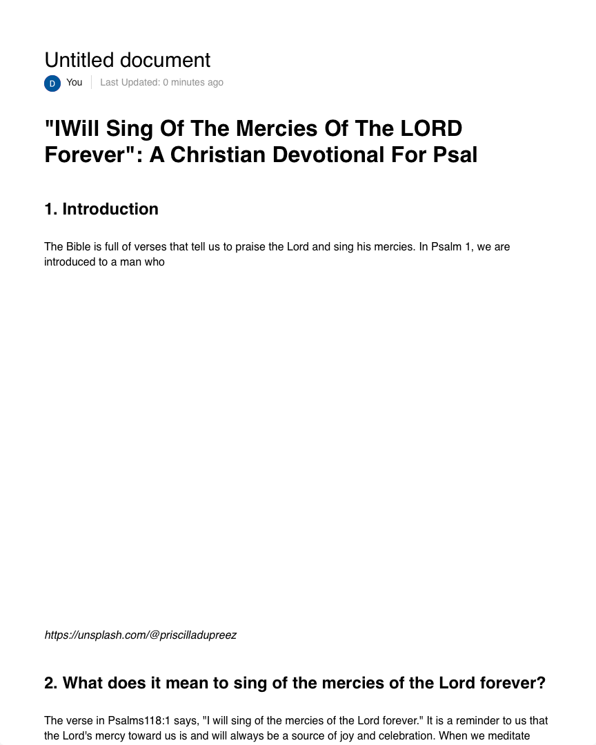 AI Powered Online Docs