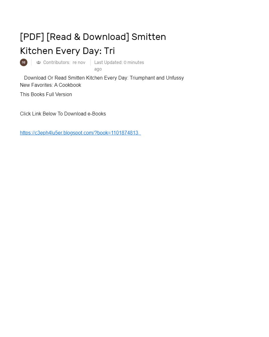 [PDF] [Read & Download] Smitten Kitchen Every Day Tri AI Powered