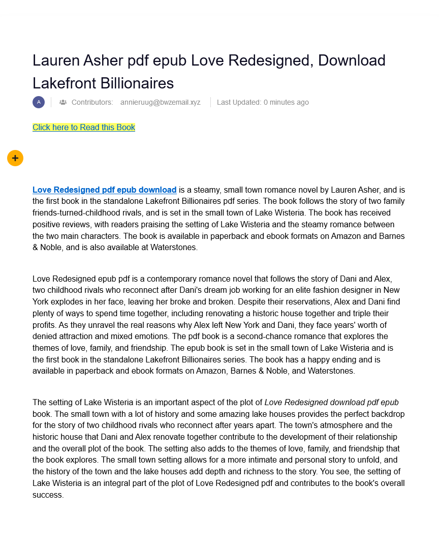 Lauren Asher pdf epub Love Redesigned,