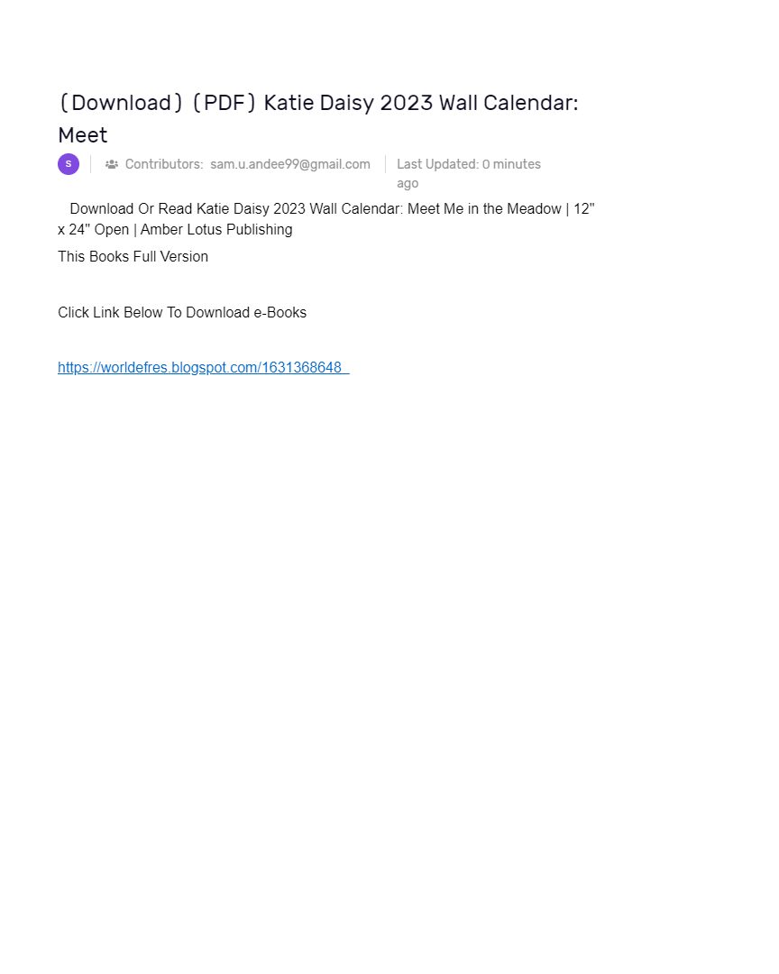 (Download) (PDF) Katie Daisy 2023 Wall Calendar Meet AI Powered